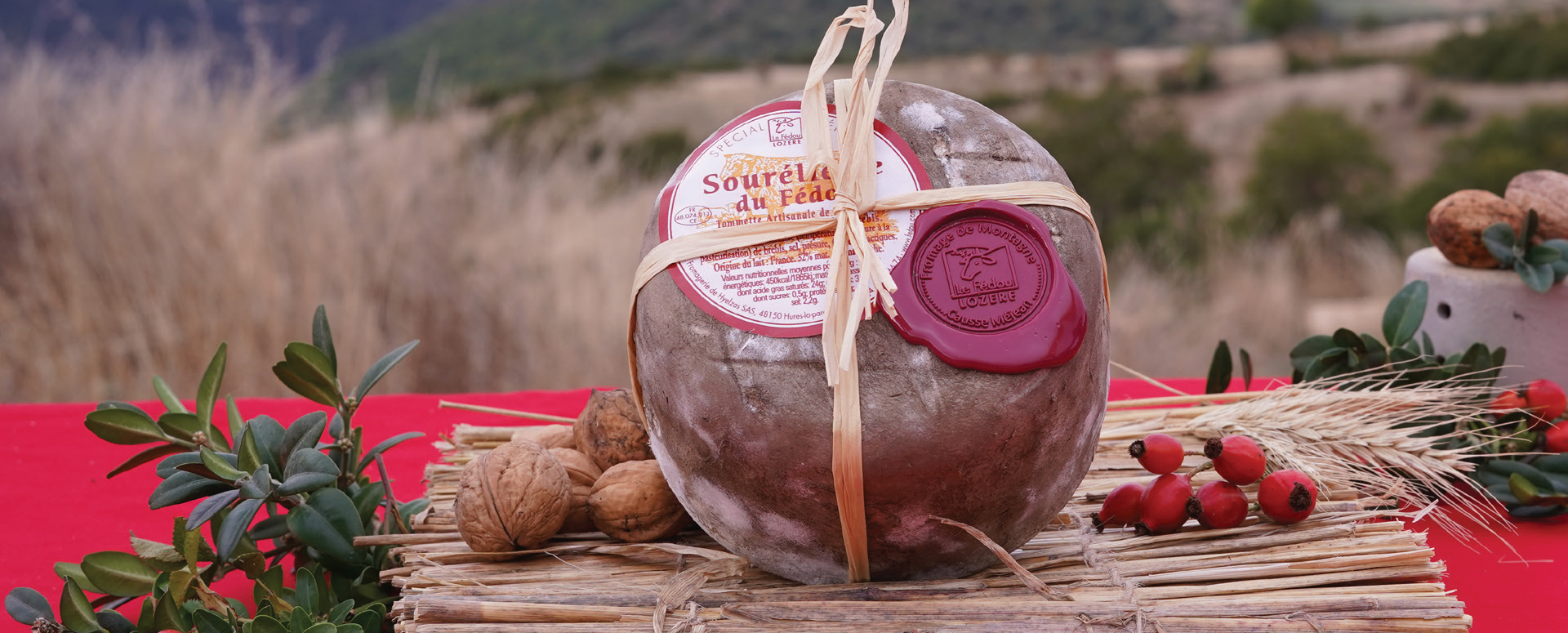 Petite Tomme Souréliette au lait de brebis du Causse Méjean.